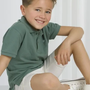 Polo de niño kaki