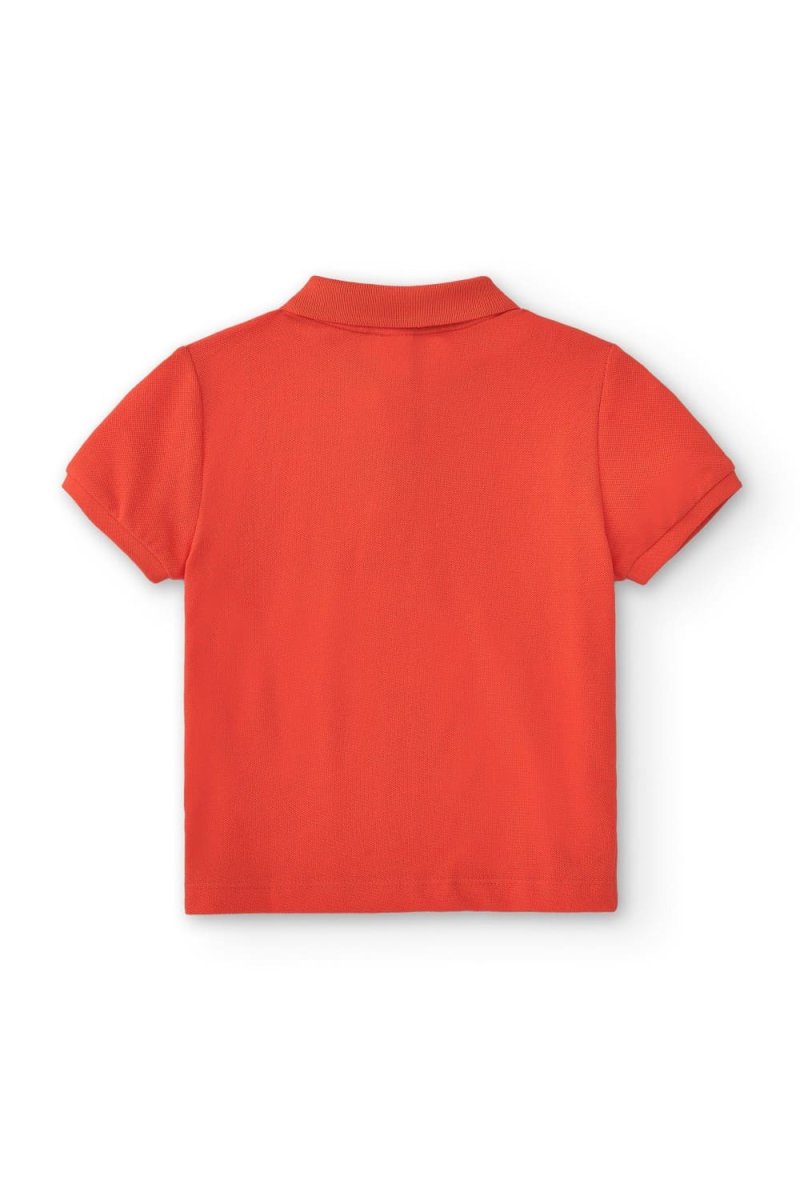 Polo de niño rojo manga corta - Imagen 4