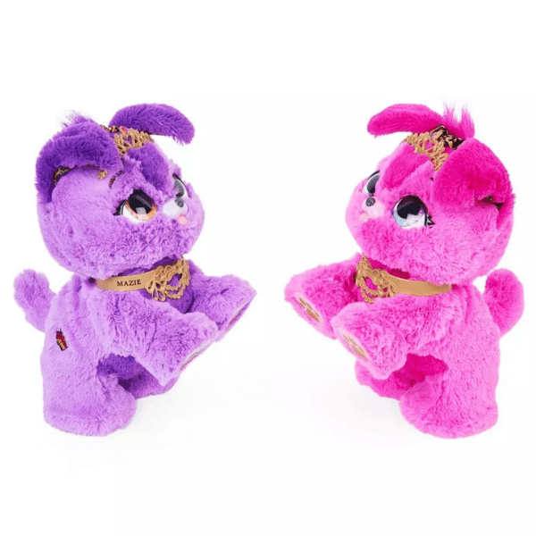PRESENT PETS – Sparkle Princess Pup Mazie o Cici peluche interactivo sorpresa niña 5 años - Imagen 3