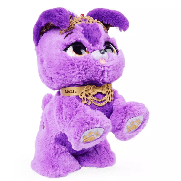 PRESENT PETS – Sparkle Princess Pup Mazie o Cici peluche interactivo sorpresa niña 5 años - Imagen 5