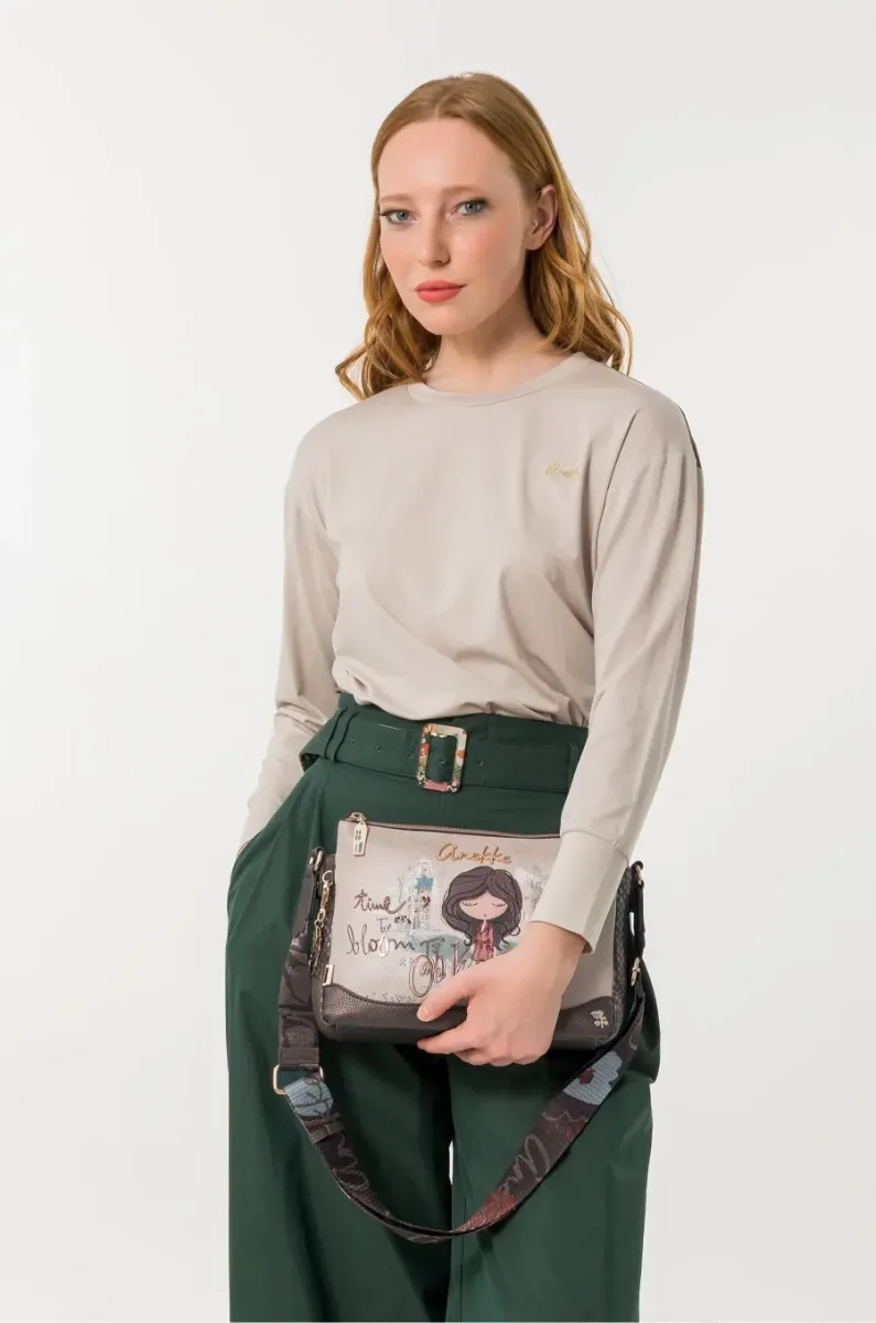 Bandolera con triple compartimento ANEKKE · Coleccion Tulip - Imagen 9