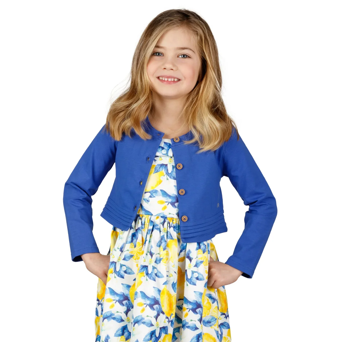 Rebeca bolero niña azulón - Imagen 6