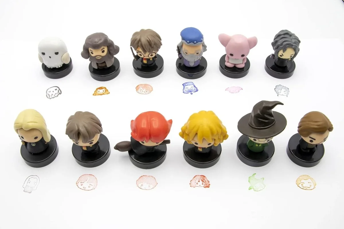 HARRY POTTER – Stampers Deluxe Box – Set 12 Figuras 3D con Sellos Coleccionables - Imagen 5