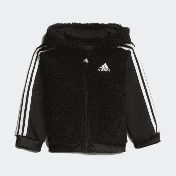 ADIDAS – Chándal Adidas Niño 3-4 Años 104 cm Negro con Capucha GD3918 - Imagen 3