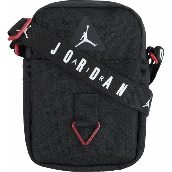 NIKE – Bolso Jordan Jan Diamond Festival Bag Negro Unisex 18 cm
