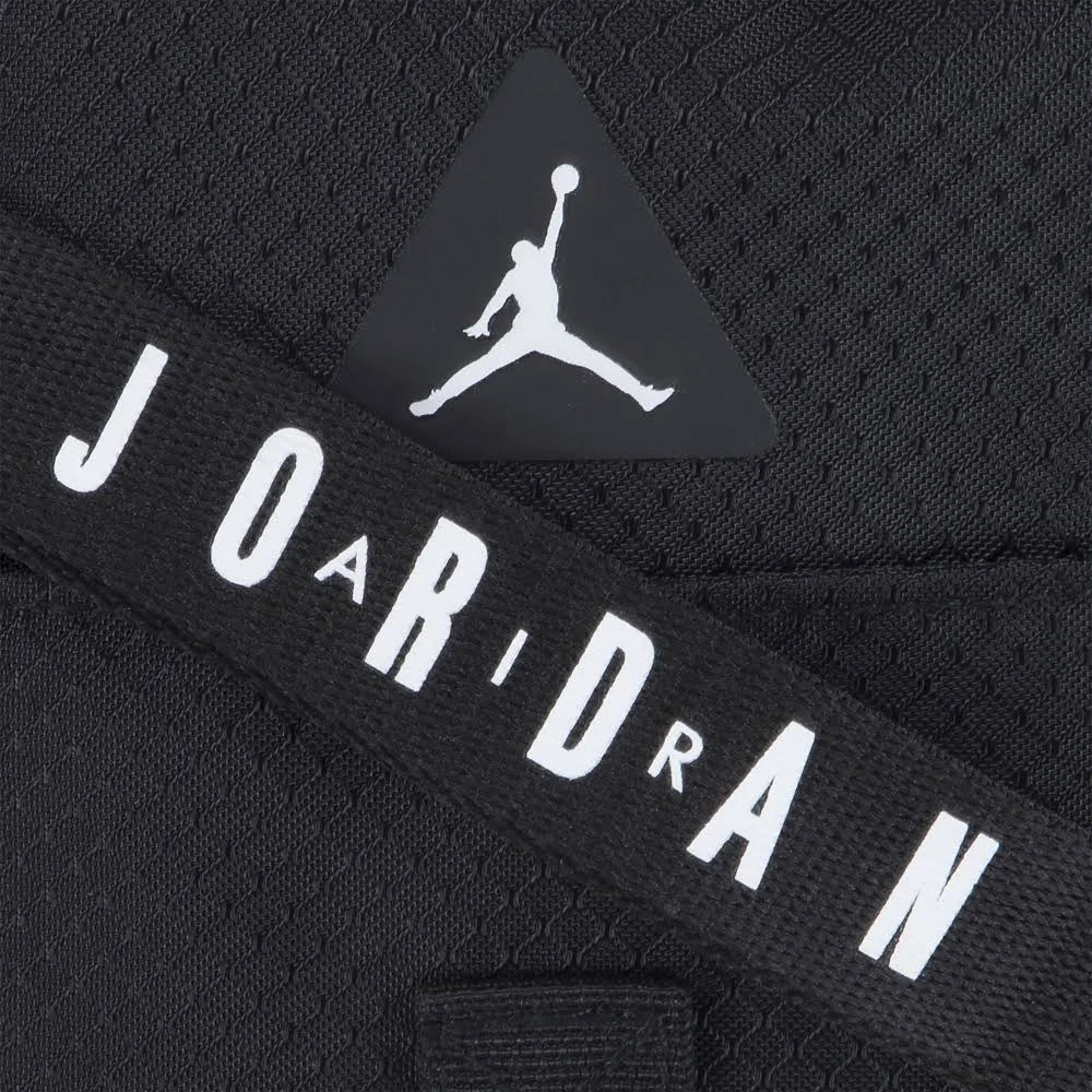 NIKE – Bolso Jordan Jan Diamond Festival Bag Negro Unisex 18 cm - Imagen 7