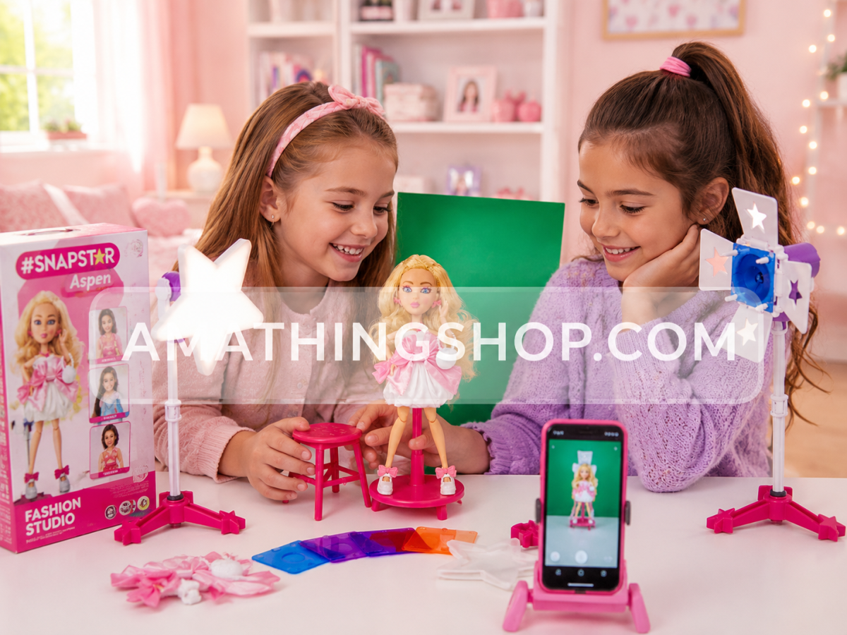 SNAPSTAR – Muñeca SnapStar Aspen Fashion Studio | Set Fotográfico Influencer | Rebajada - Imagen 5