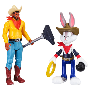 SPACE JAM – Figuras Space Jam LeBron James Bugs Bunny Cowboy Pack 2 Articuladas 13 cm 14623