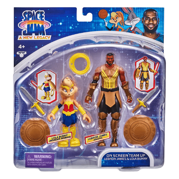 SPACE JAM – Space Jam A New Legacy Pack Figuras LeBron James y Lola Bunny 13 cm Moose Toys 14623 - Imagen 3