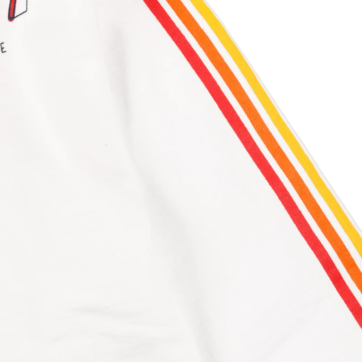 Sudadera abierta de niña blanca con arcoirirs - Imagen 3