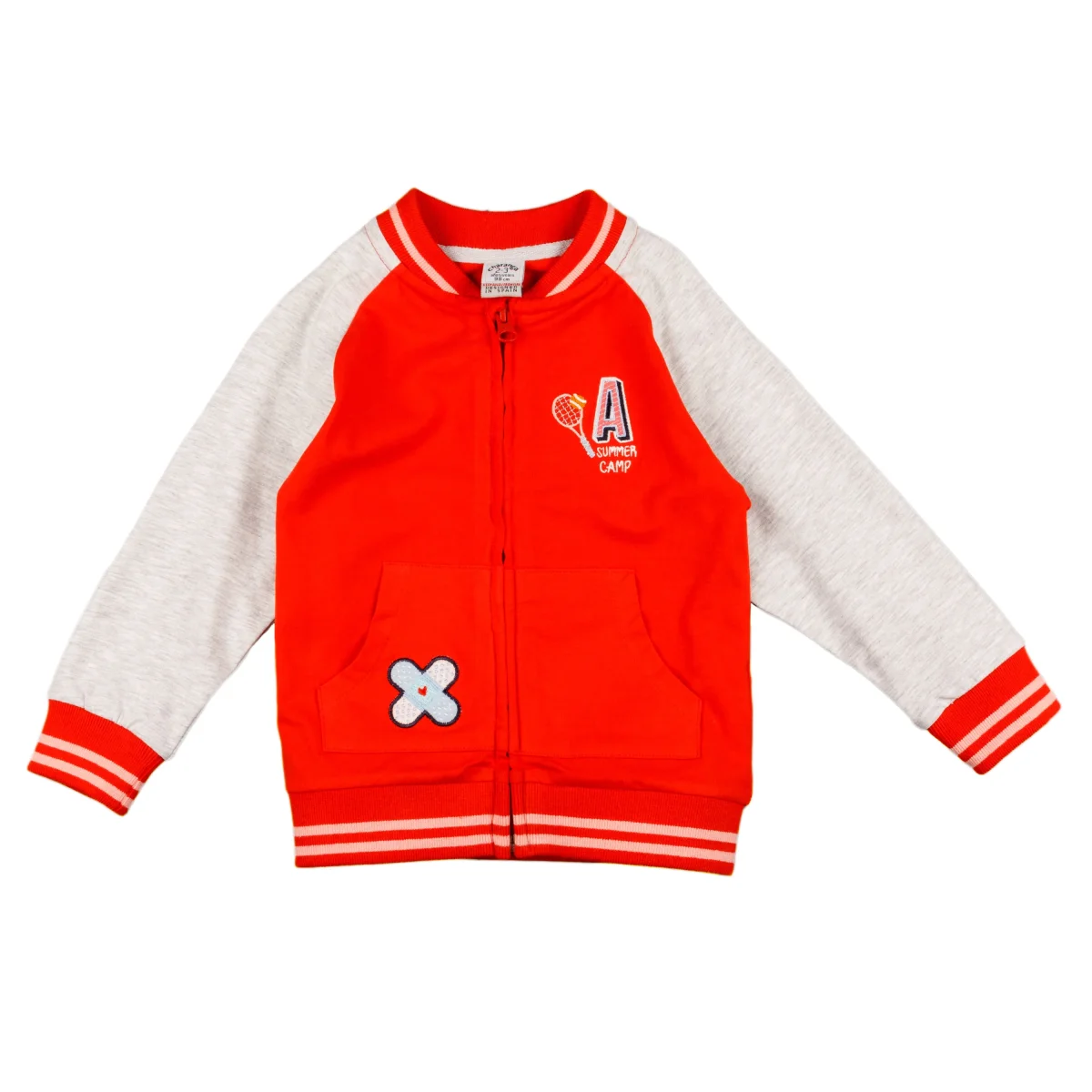 Chaqueta beisbolera con raqueta de tenis - Imagen 5