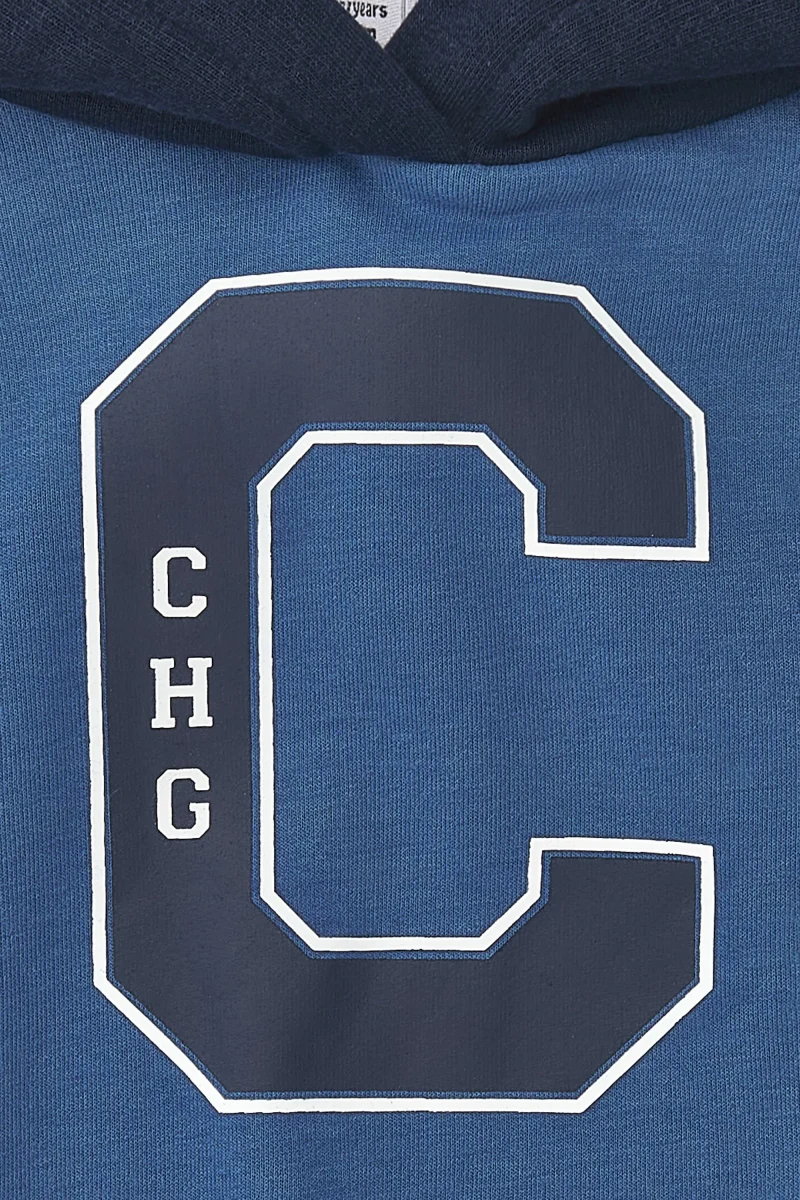 Sudadera cerrada de niño azul CHG - Imagen 5