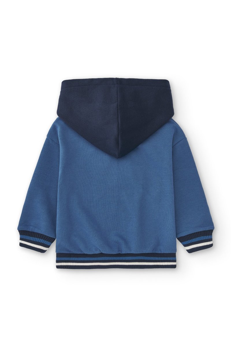 Sudadera cerrada de niño azul CHG - Imagen 4