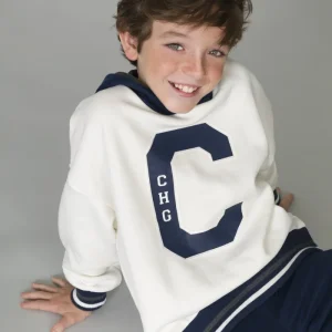 Sudadera con capucha de niño crudo CHG