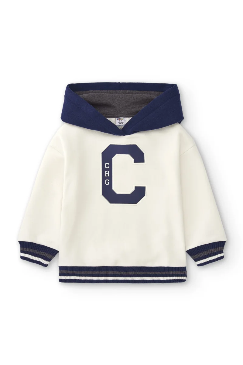 Sudadera con capucha de niño crudo CHG - Imagen 3