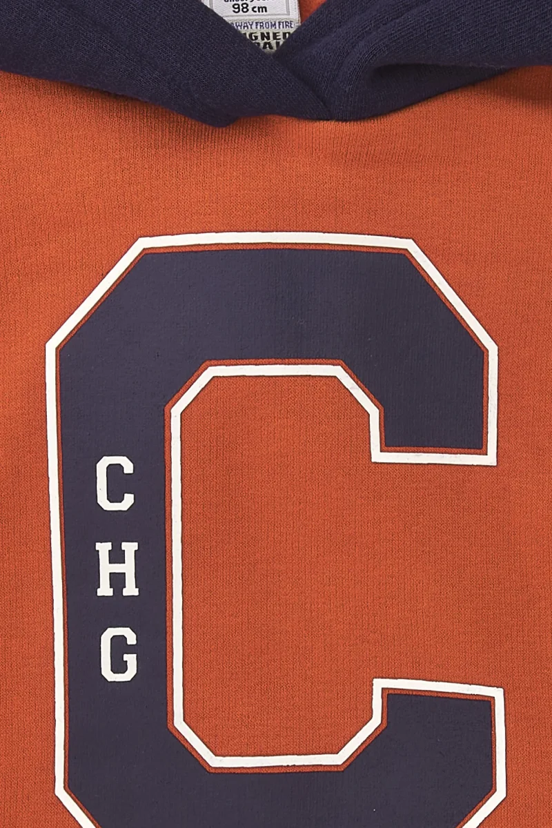 Sudadera con capucha de niño naranja CHG - Imagen 5