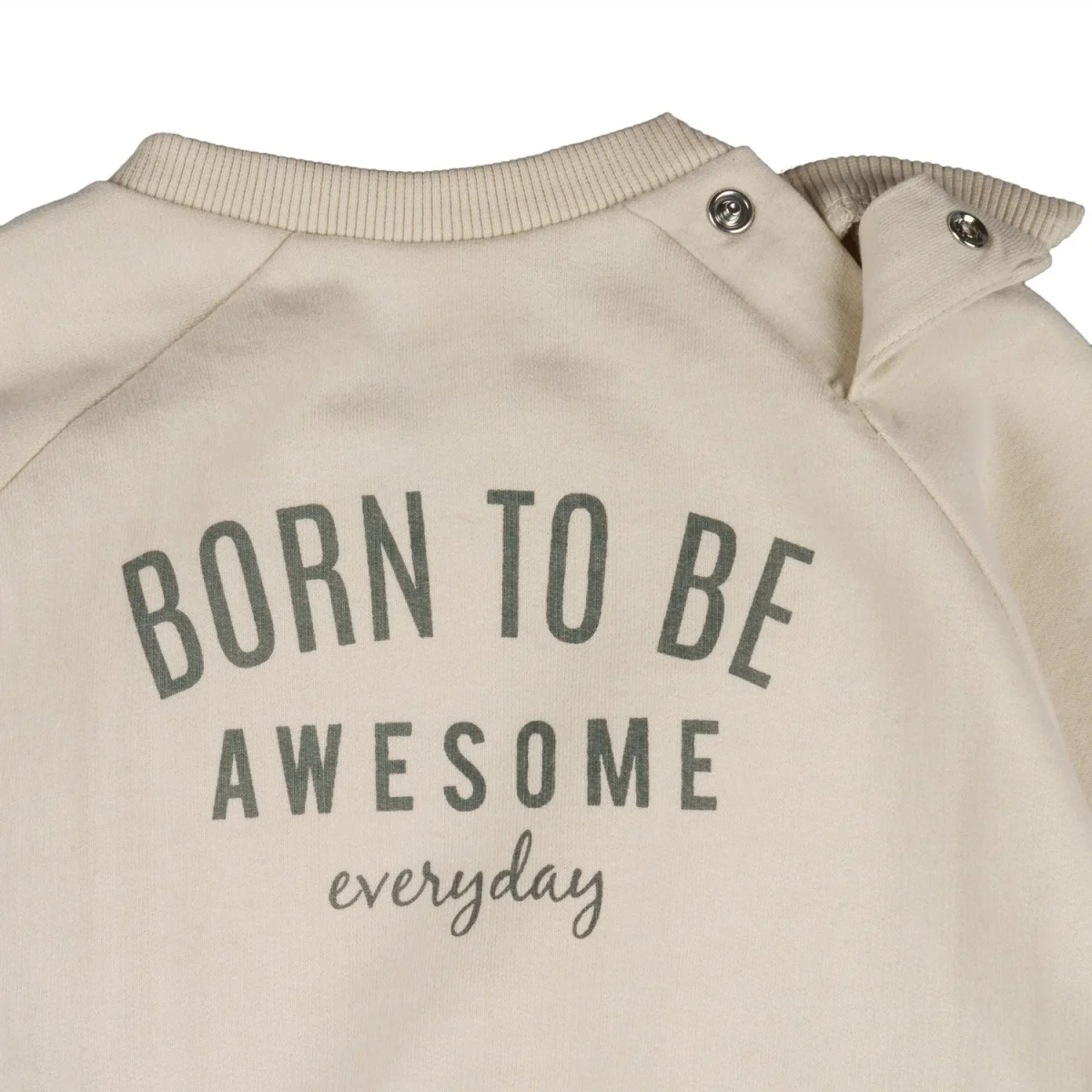 Sudadera de bebé color piedra - Imagen 7