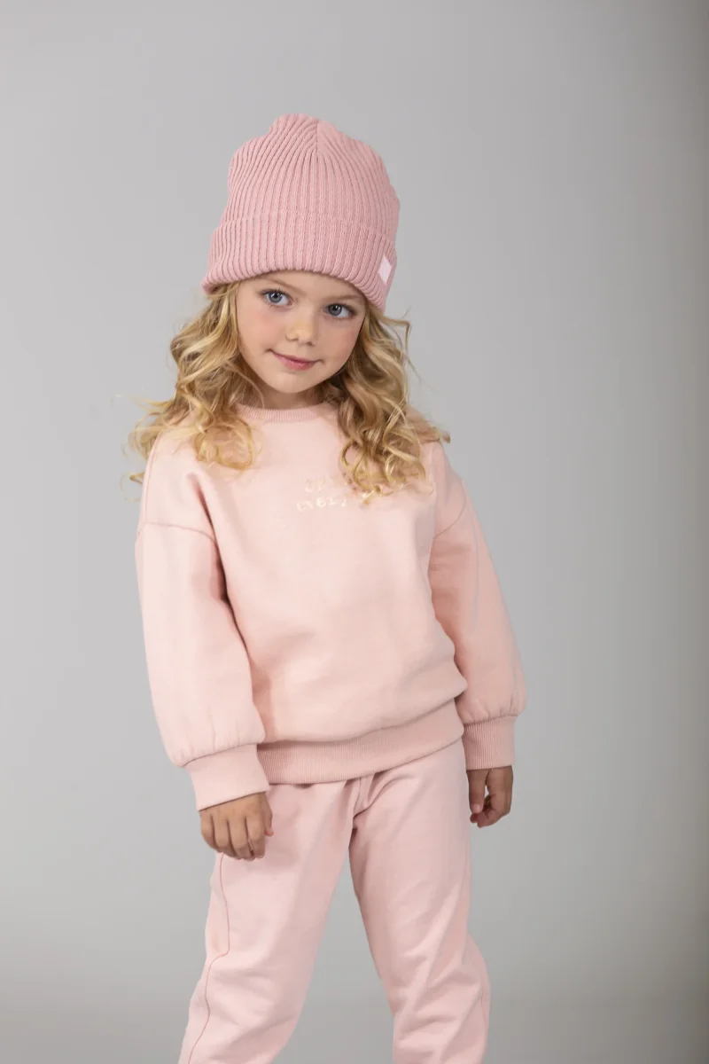 Sudadera de bebé rosa Smile