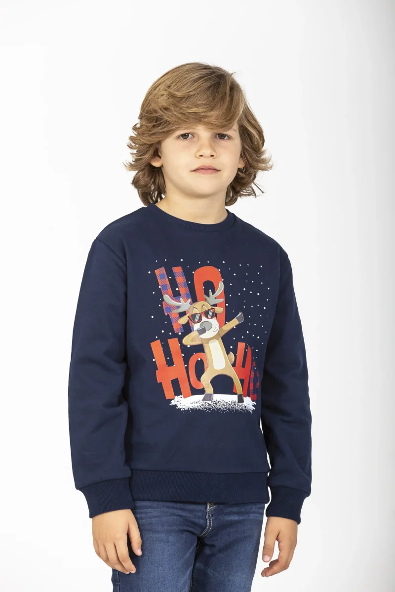 Sudadera de niño marino Deer Noel