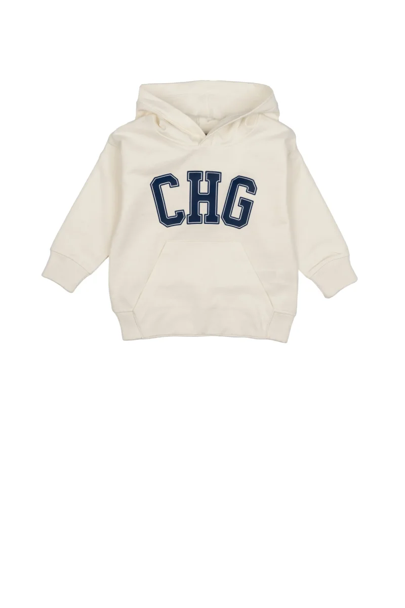 Sudadera beige claro con capucha - Charanga - Imagen 3