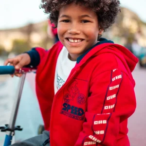 Sudadera de niño rojo speed