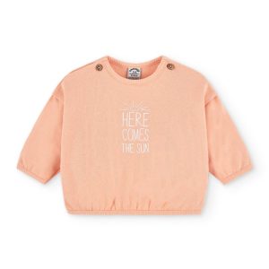 Sudadera naranja recién nacido | Pequeños Hippies