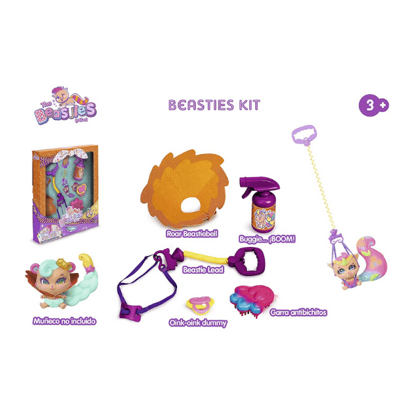 FAMOSA – The Bellies Beasties Kit Accesorios Mascotas Famosa | Juego de cuidado infantil - Imagen 5