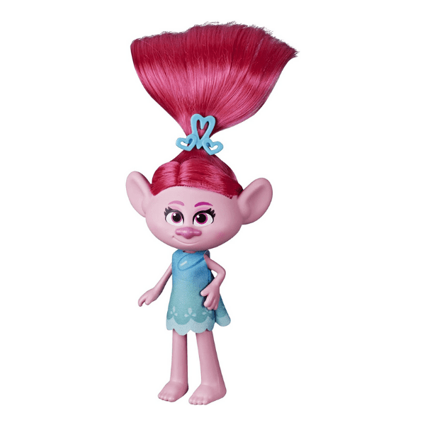 TROLLS – Muñeca Poppy Trolls World Tour Hasbro Fashion 14 cm para niñas - Imagen 3