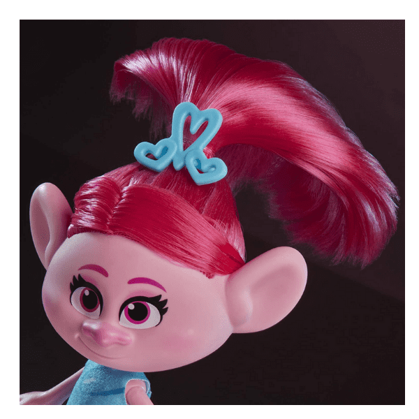TROLLS – Muñeca Poppy Trolls World Tour Hasbro Fashion 14 cm para niñas - Imagen 9