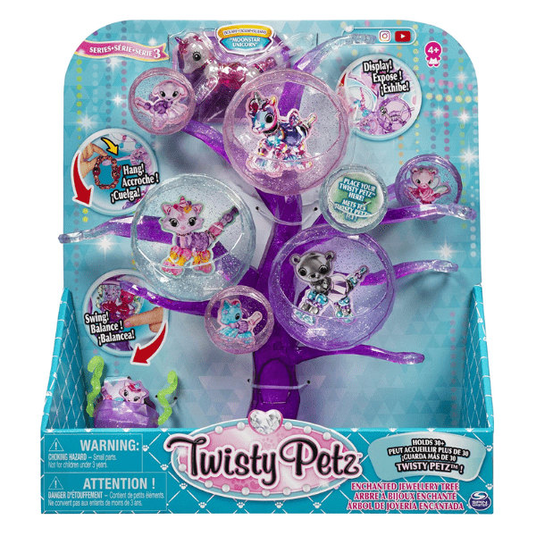 TWISTY PETZ – Joyero para Niña Twisty Petz Árbol Unicornio Organizador