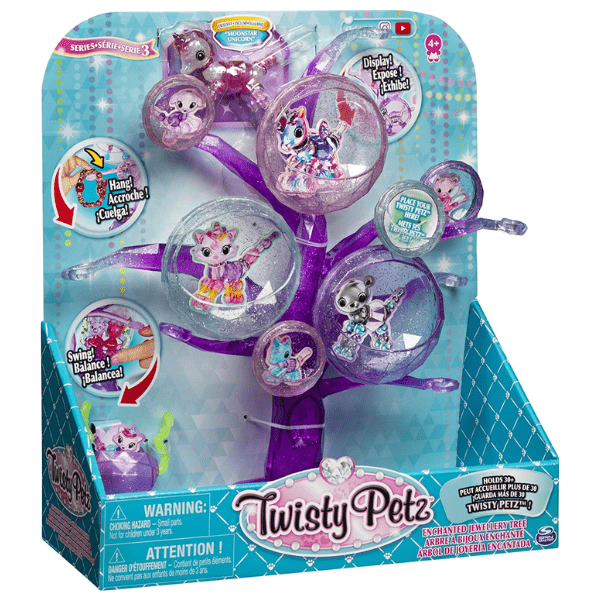 TWISTY PETZ – Joyero para Niña Twisty Petz Árbol Unicornio Organizador - Imagen 3