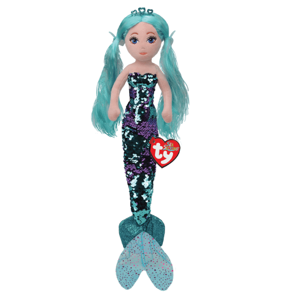TY – Peluche Sirena Waverly 45 Cm Vestido Lentejuelas Verde Edicion Limitada