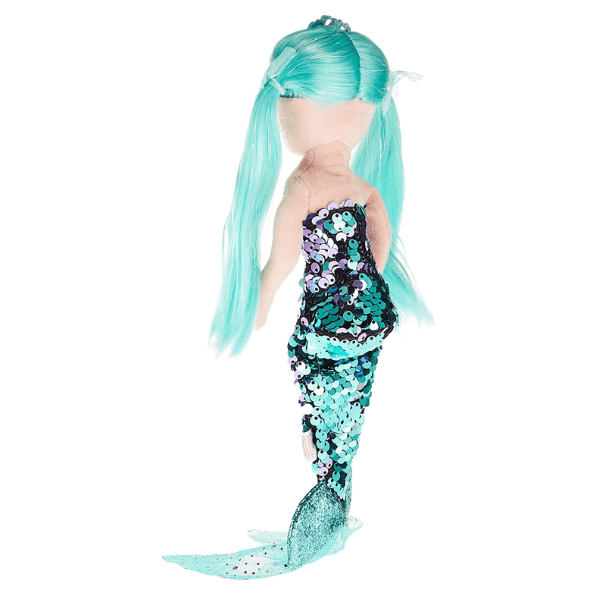 TY – Peluche Sirena Waverly 45 Cm Vestido Lentejuelas Verde Edicion Limitada - Imagen 4