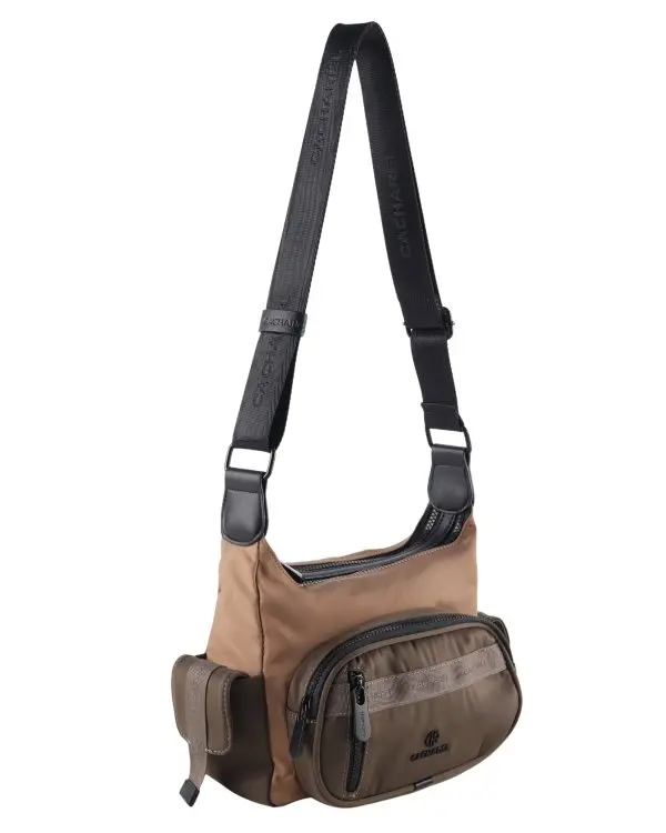 Bolso bandolera mediano CACHAREL · Con doble compartimento - Imagen 3