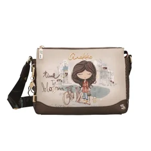 Bandolera con triple compartimento ANEKKE · Coleccion Tulip