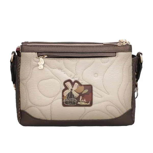 Bandolera con triple compartimento ANEKKE · Coleccion Tulip - Imagen 3