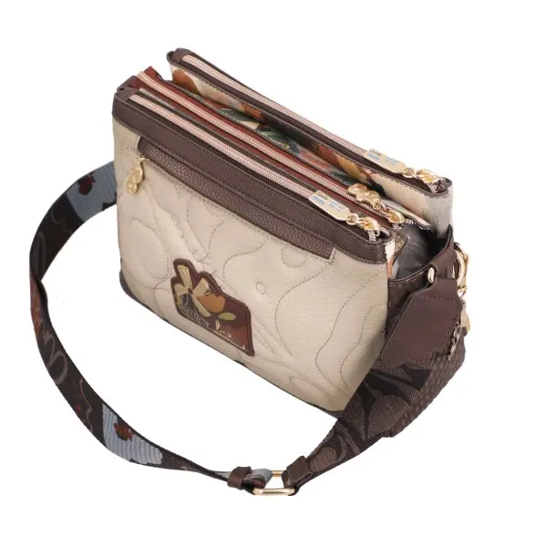 Bandolera con triple compartimento ANEKKE · Coleccion Tulip - Imagen 5