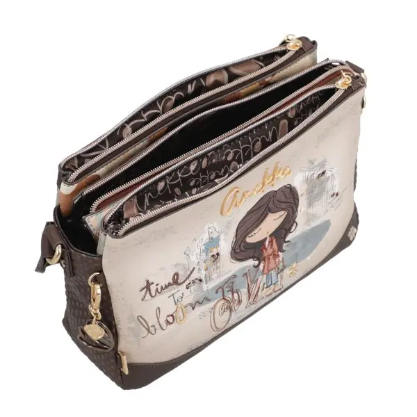 Bandolera con triple compartimento ANEKKE · Coleccion Tulip - Imagen 6