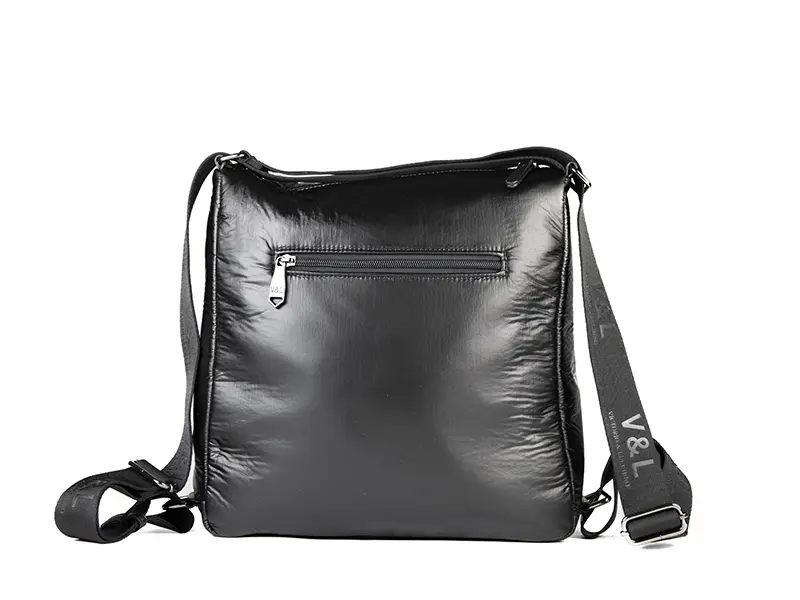 Bolso Mochila VICTORIO & LUCCHINO · Color Negro · 3 en 1 · Coleccion Gina - Imagen 3