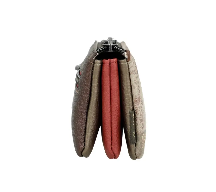 Monedero pequeño ANEKKE · Con triple compartimento · Coleccion Muse - Imagen 4