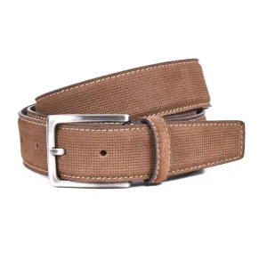 Cinturón MIGUEL BELLIDO · Piel Serraje Legitima Hombre · Ancho 32mm