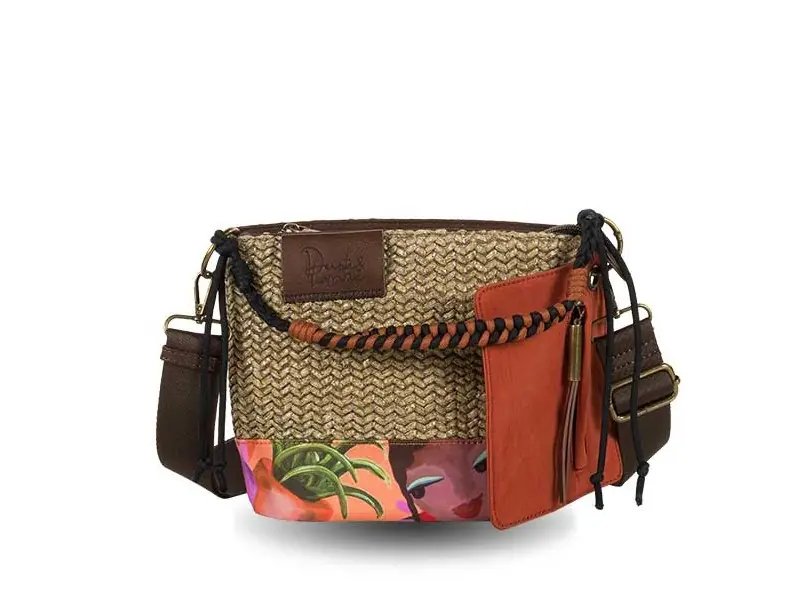 Bolso DEVOTA & LOMBA · Bandolera pequeña · Asa de mano y bandolera · Color Marrón