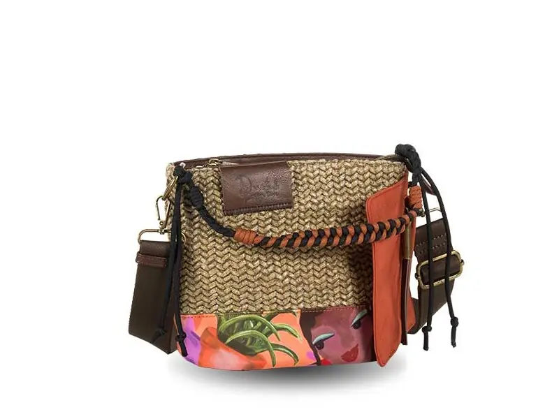 Bolso DEVOTA & LOMBA · Bandolera pequeña · Asa de mano y bandolera · Color Marrón - Imagen 3