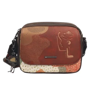 Bandolera mediana con solapa ANEKKE · Coleccion Odyssey