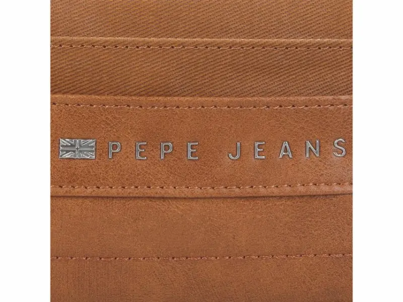 Bolso Pepe Jeans · Bandolera mediana · Doble compartimento · Coleccion Biker · Color Marrón claro - Imagen 7