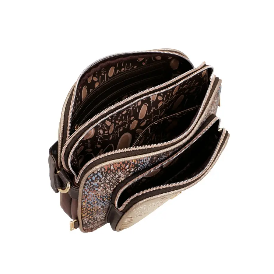 Bolso ANEKKE · Bandolera mediana · Doble compartimento · Bolsillo Frontal · Coleccion Blossom - Imagen 8