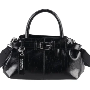 Bolso bandolera CACHAREL · Con dos asas de mano · Color Negro