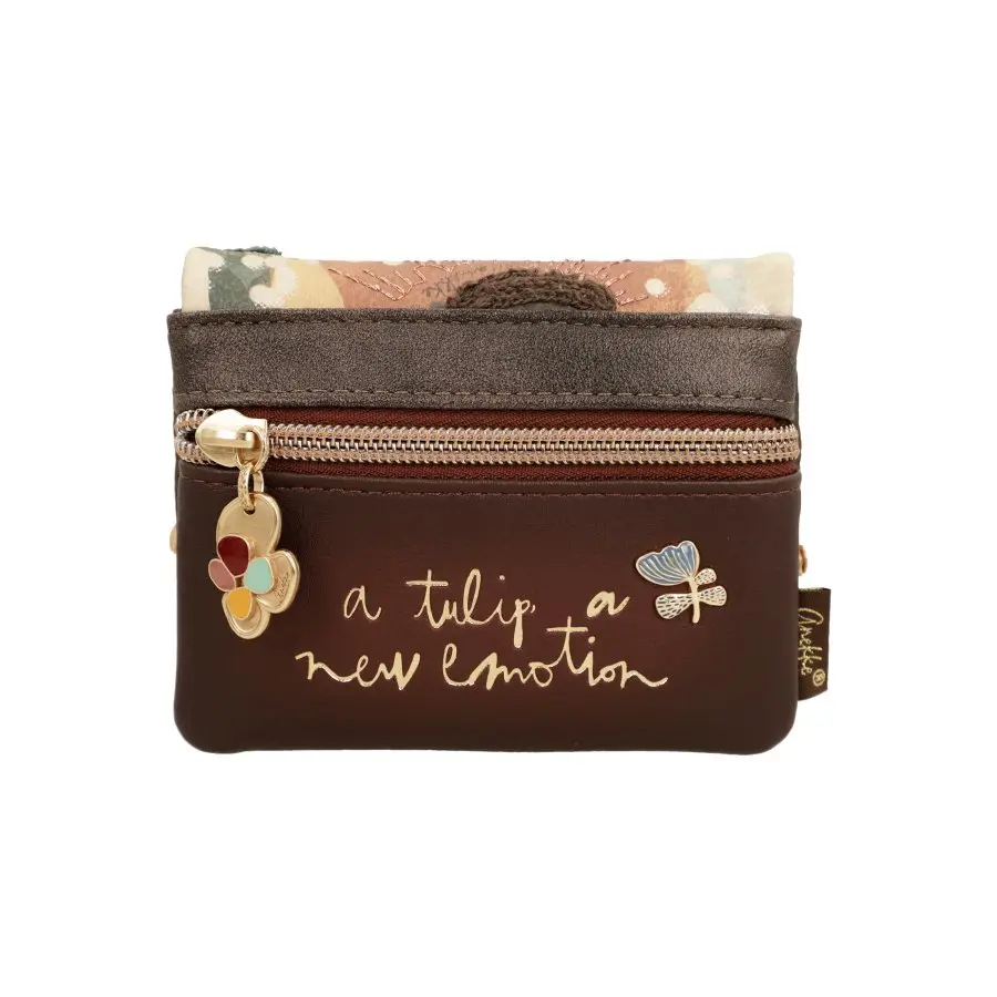 Monedero pequeño con solapa y boquilla ANEKKE · Coleccion Blossom - Imagen 3