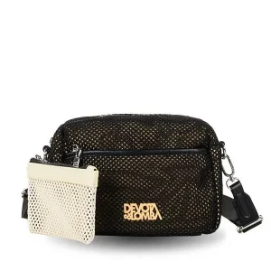 Bolso DEVOTA & LOMBA · Bandolera pequeña · Rejilla · Color Negro