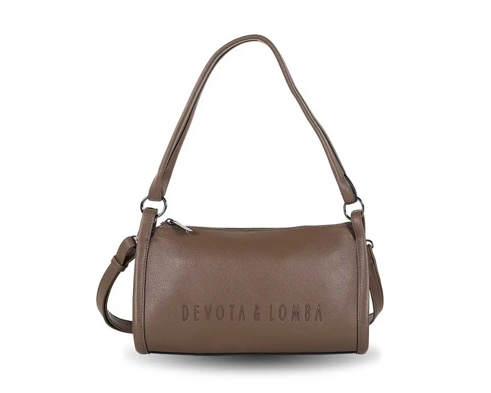 Bolso DEVOTA & LOMBA · Bandolera mediana · Color Negro y Marrón - Imagen 5